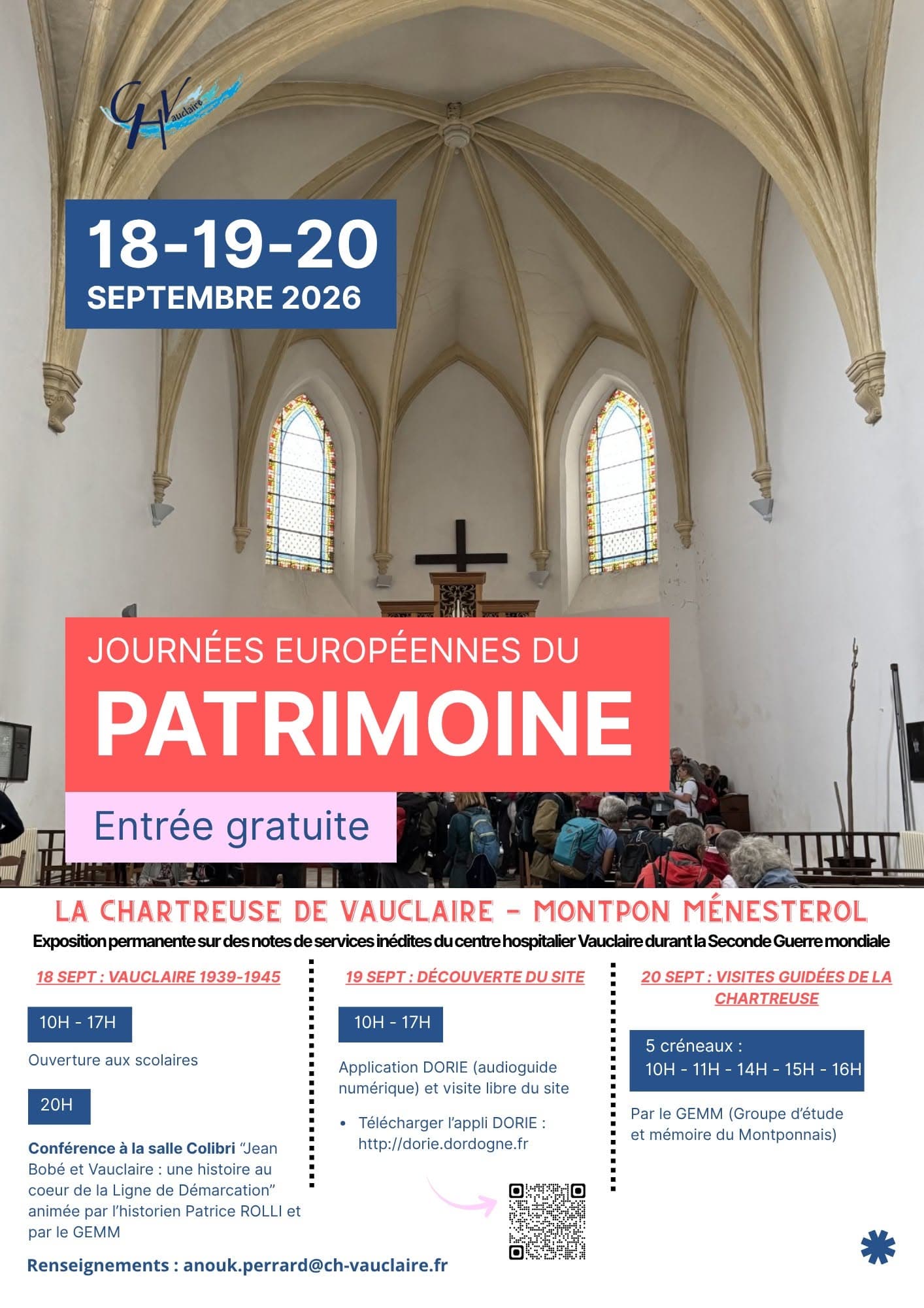 Journées-du-patrimoine-Vauclaire-montpon-vallee-isle-perigord