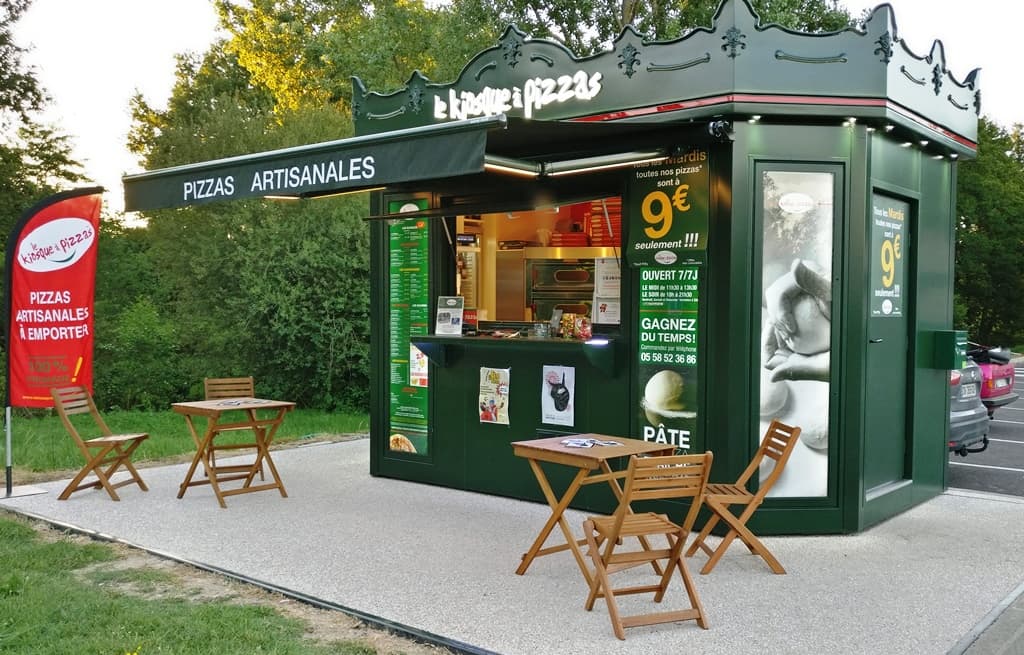 Kiosque à pizzas
