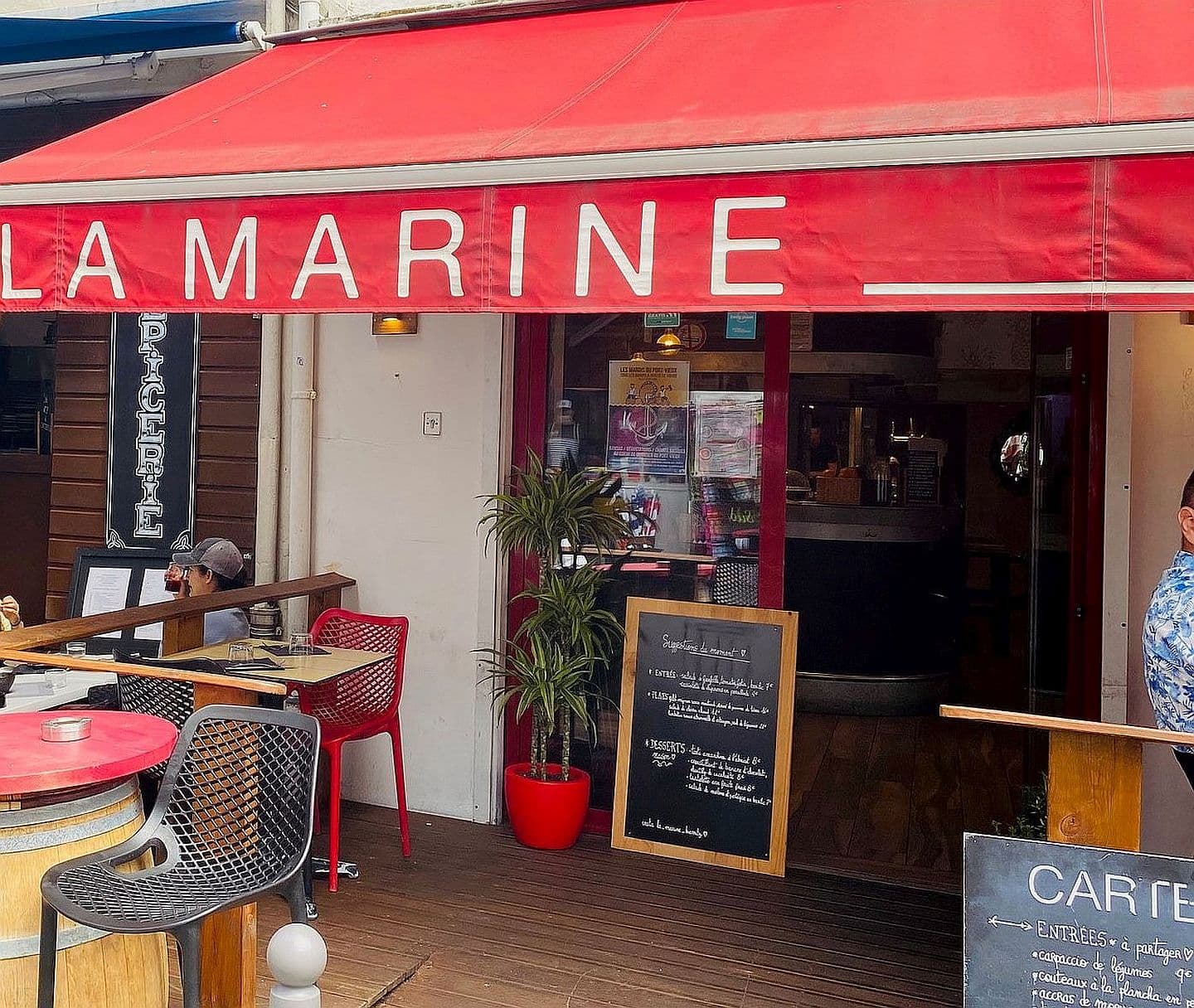 La Marine Biarritz terrasse 1