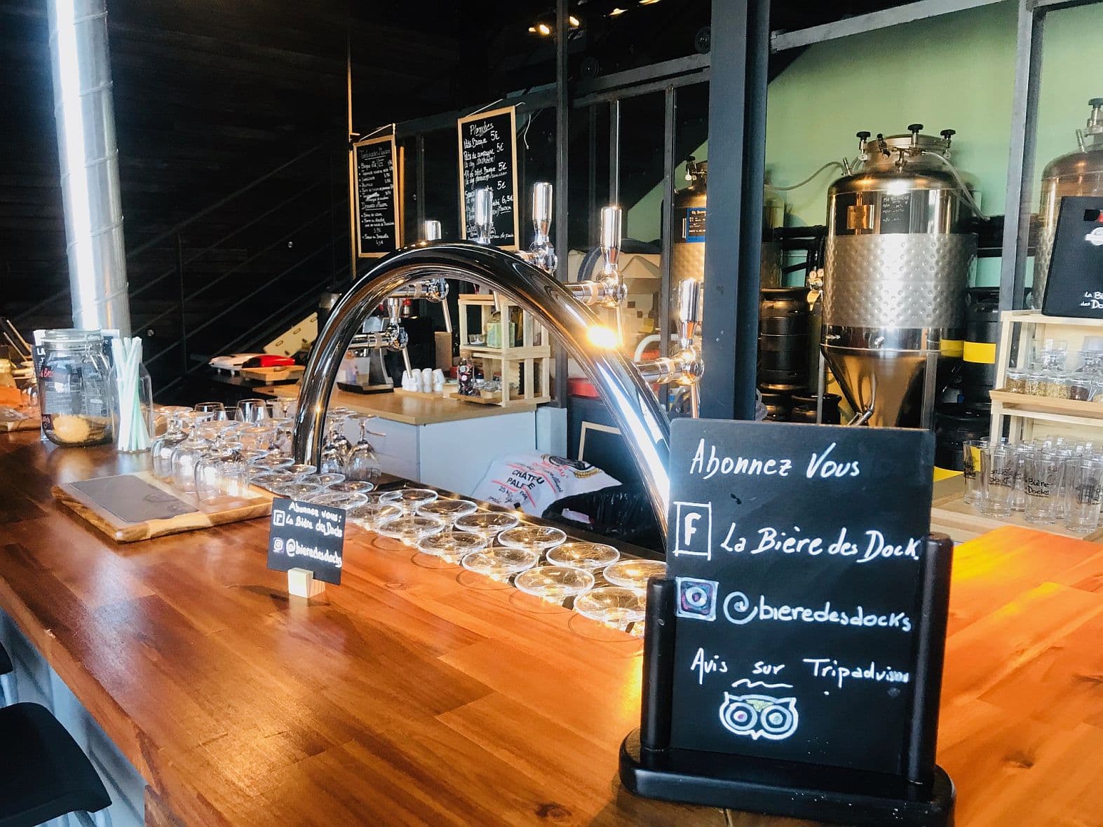 La biere des Dock Biarritz bar