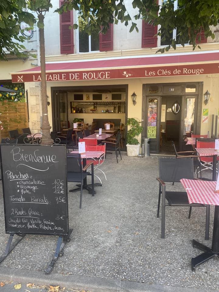 La table de rouge