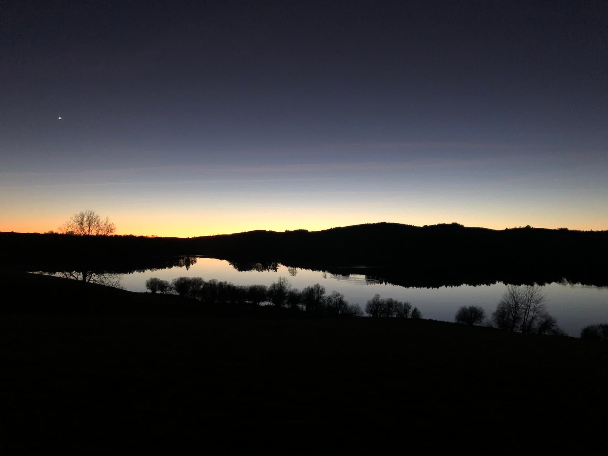 Lac du Chamet nuit