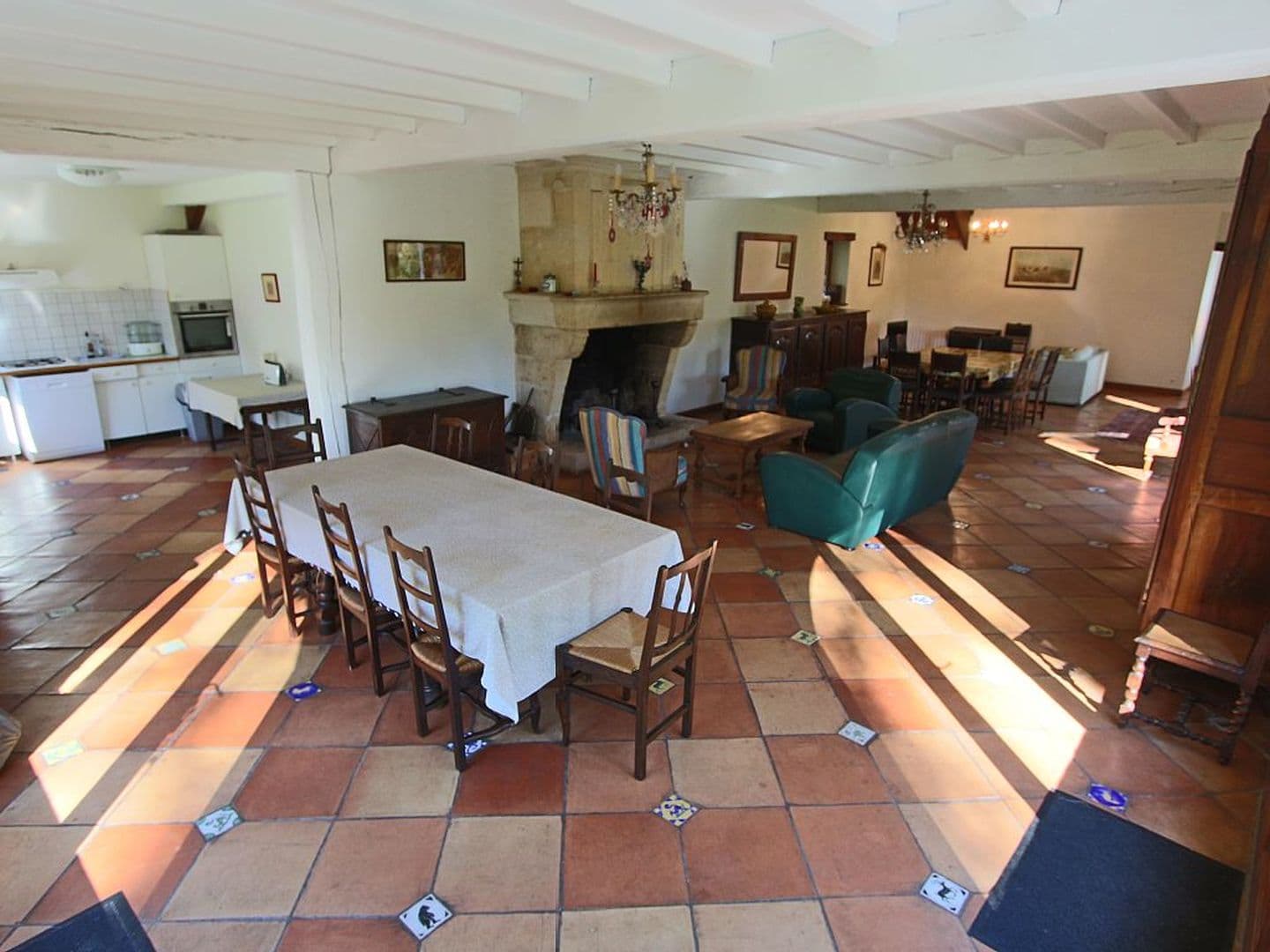 Le Moulin - séjour-salon