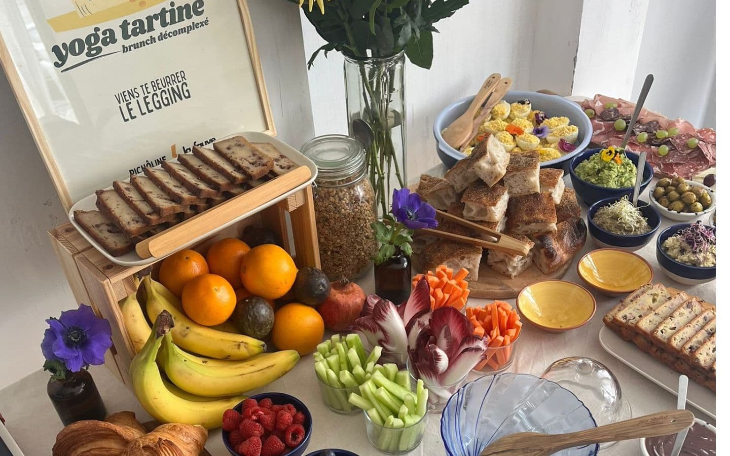 Le brunch de Yoga Tartine