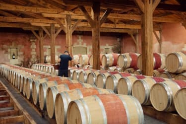 Le chai du Château Citran Avensan