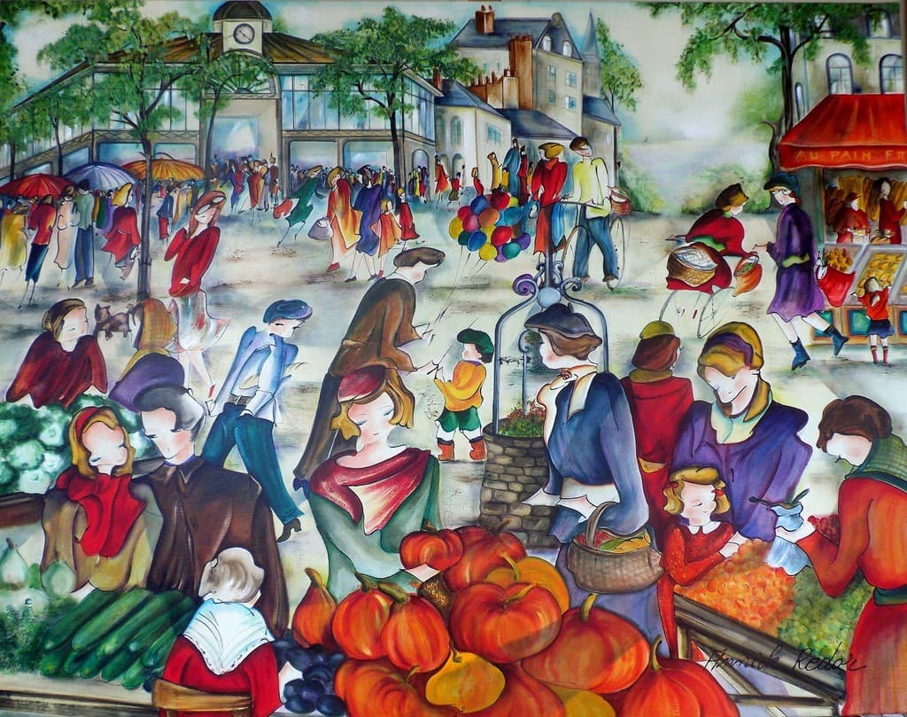 Le marché aux citrouilles