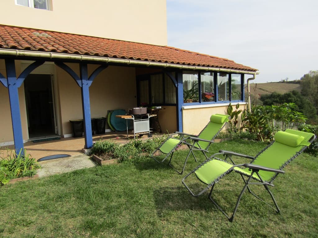 Lespes - terrasse jardin