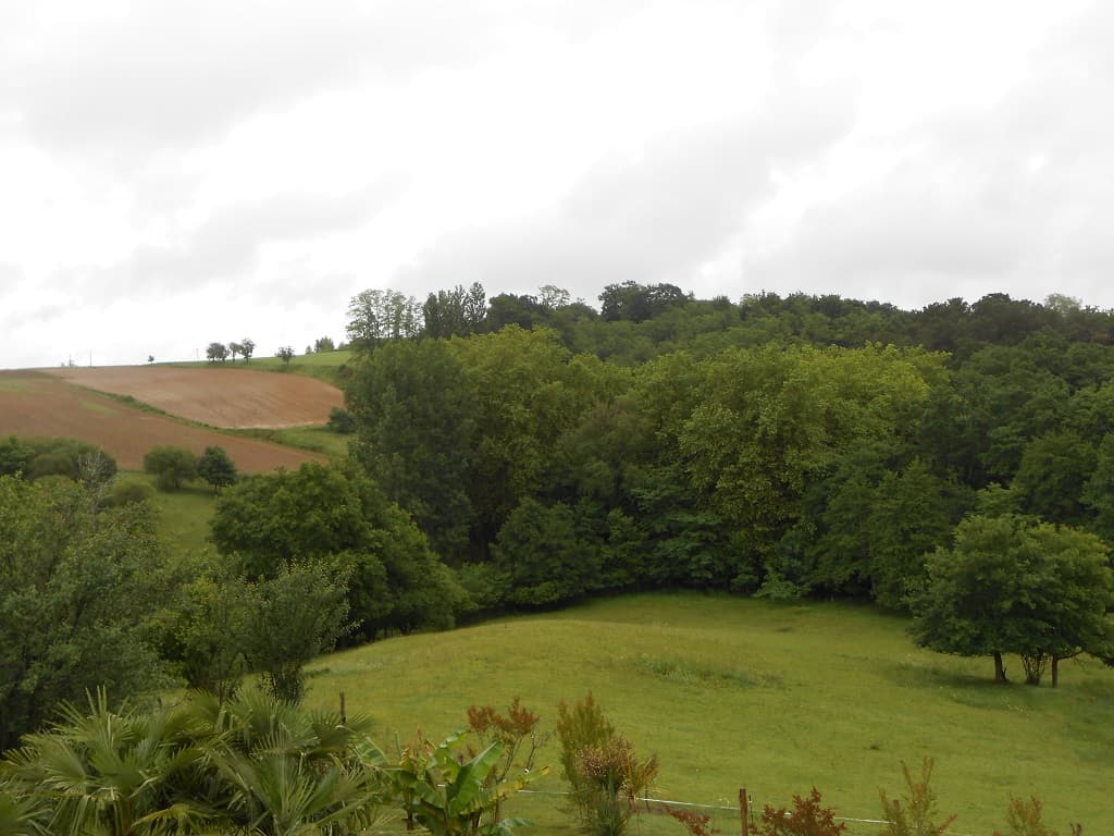 Lespes - vue depuis meublé