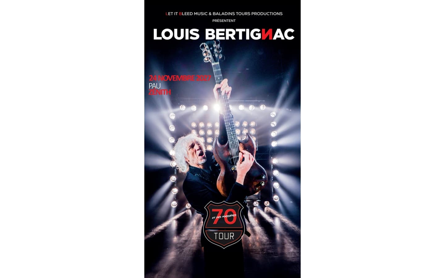 Affiche Louis Bertignac
