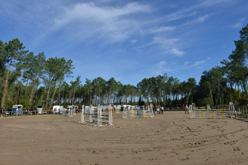 Lous chivaus carriere obstacles