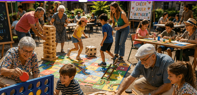 Lundi créatif : jeux géants