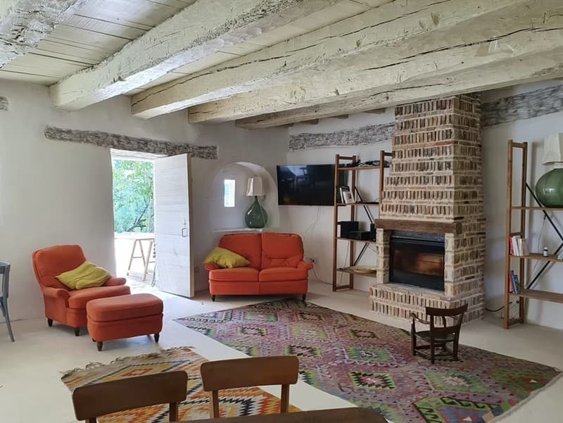 Maison vieille - coté salon