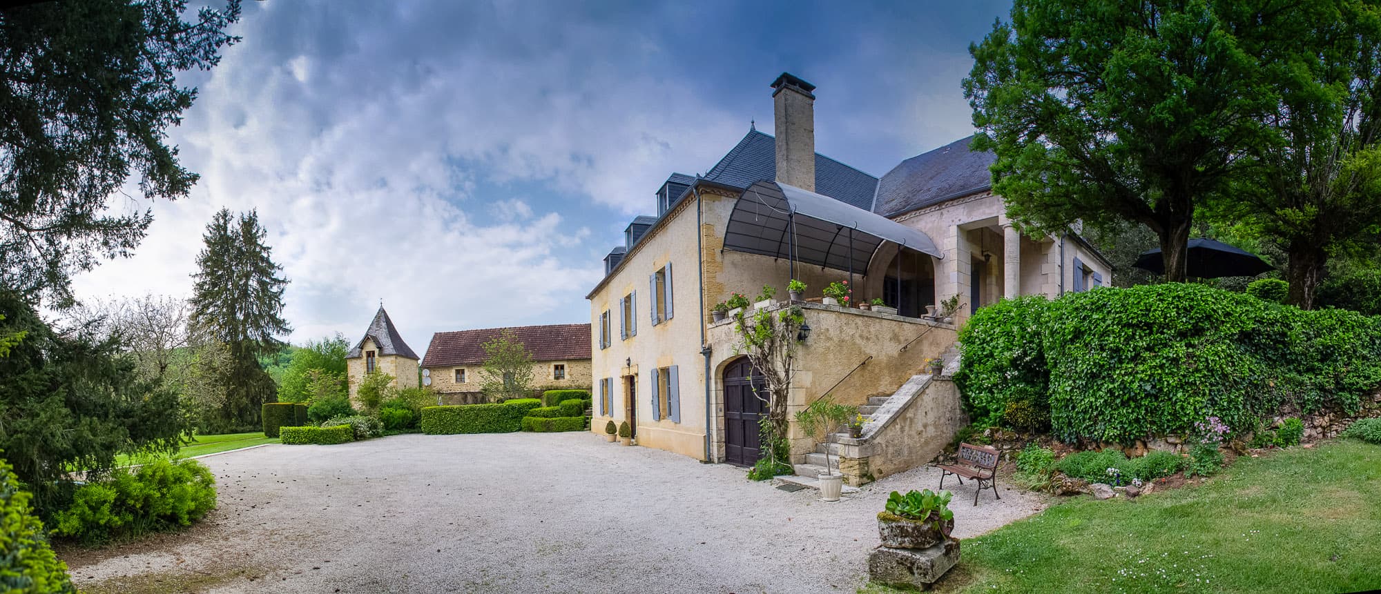 Le petit manoir de Vitrac - Cour