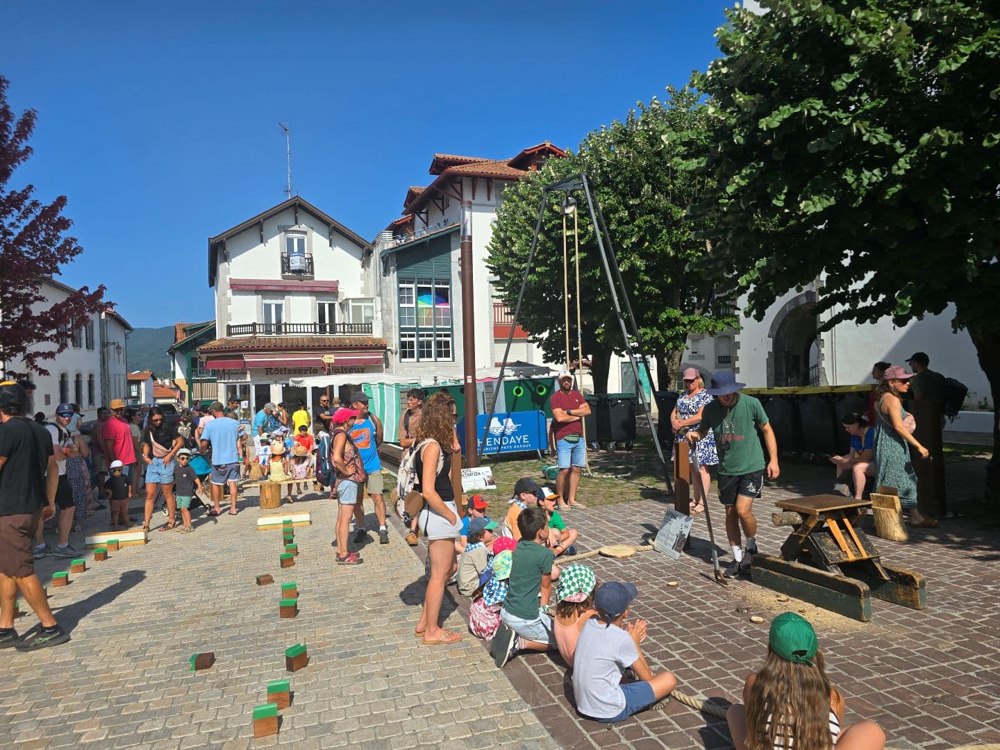 Jeux basques Place la République - Hendaye Tourisme