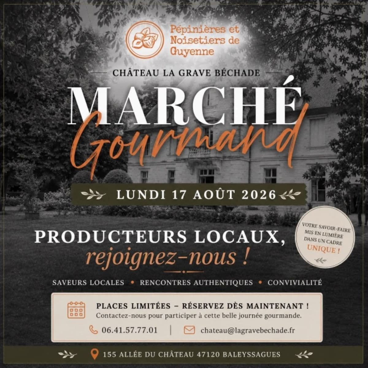 Marché gourmand La Grave Béchade