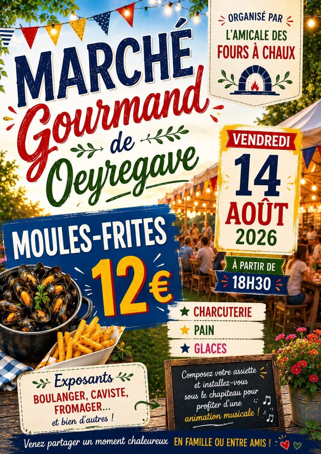 Marché gourmand Oeyregave 140826