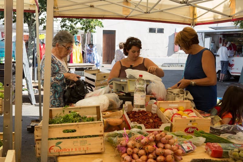 Marché légumes