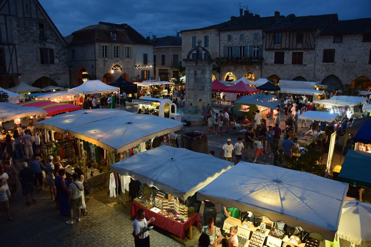 Marché nocturne Eymet vignette
