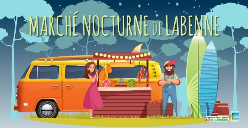 Marché nocturne-Labenne-Landes Atlantique Sud