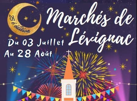 Marchés Nocturnes Lévignac haut
