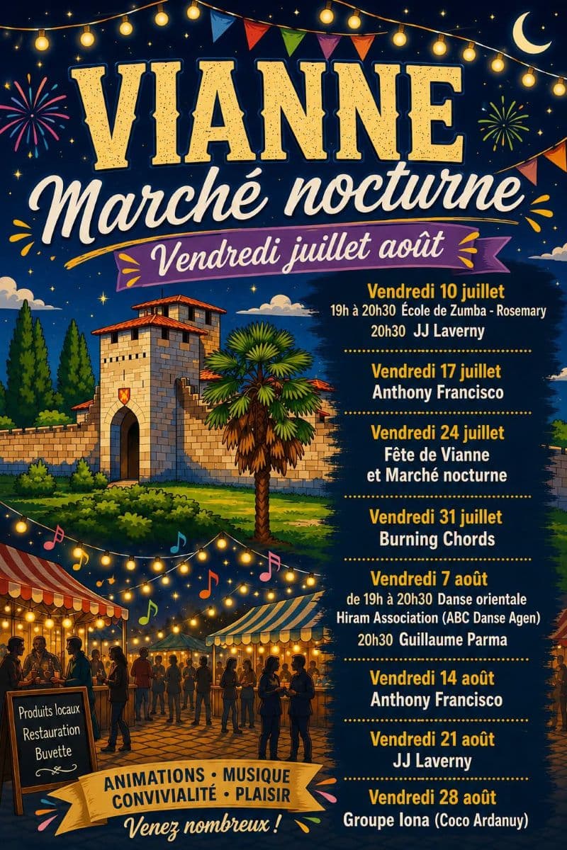 Marchés nocturnes de Vianne