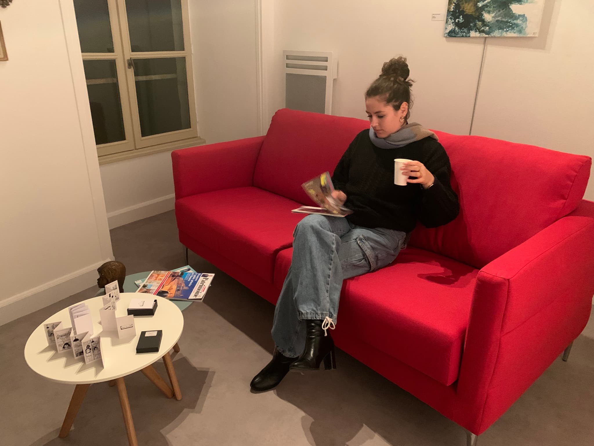 Micro Folie Civray Le coin café - lecture