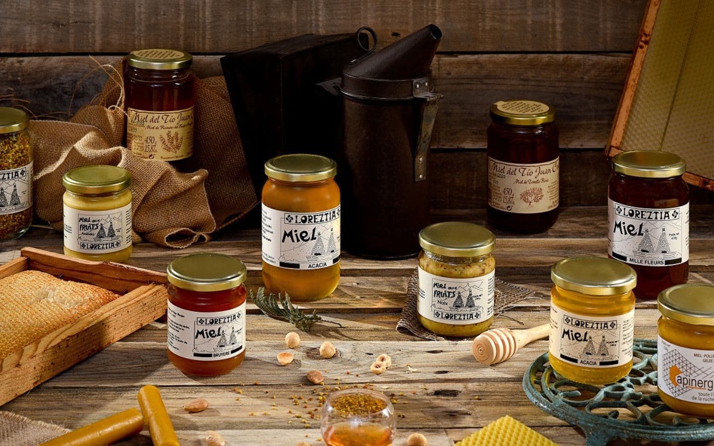 variétés miel complet