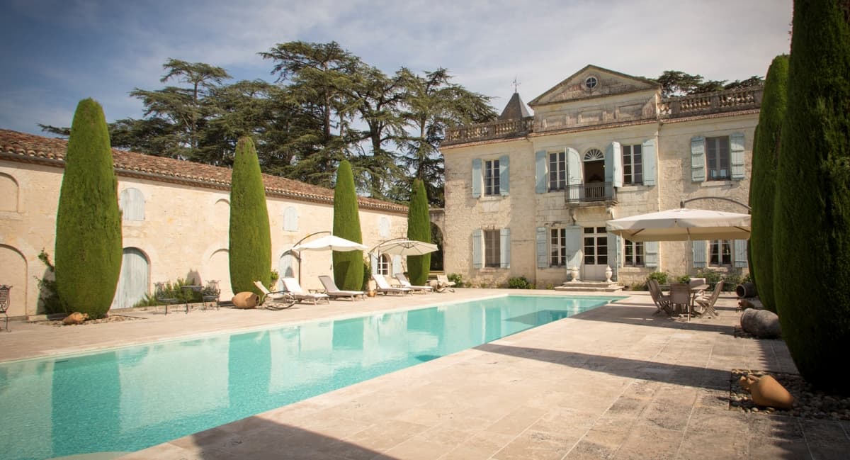 Naudou Chateau piscine plage
