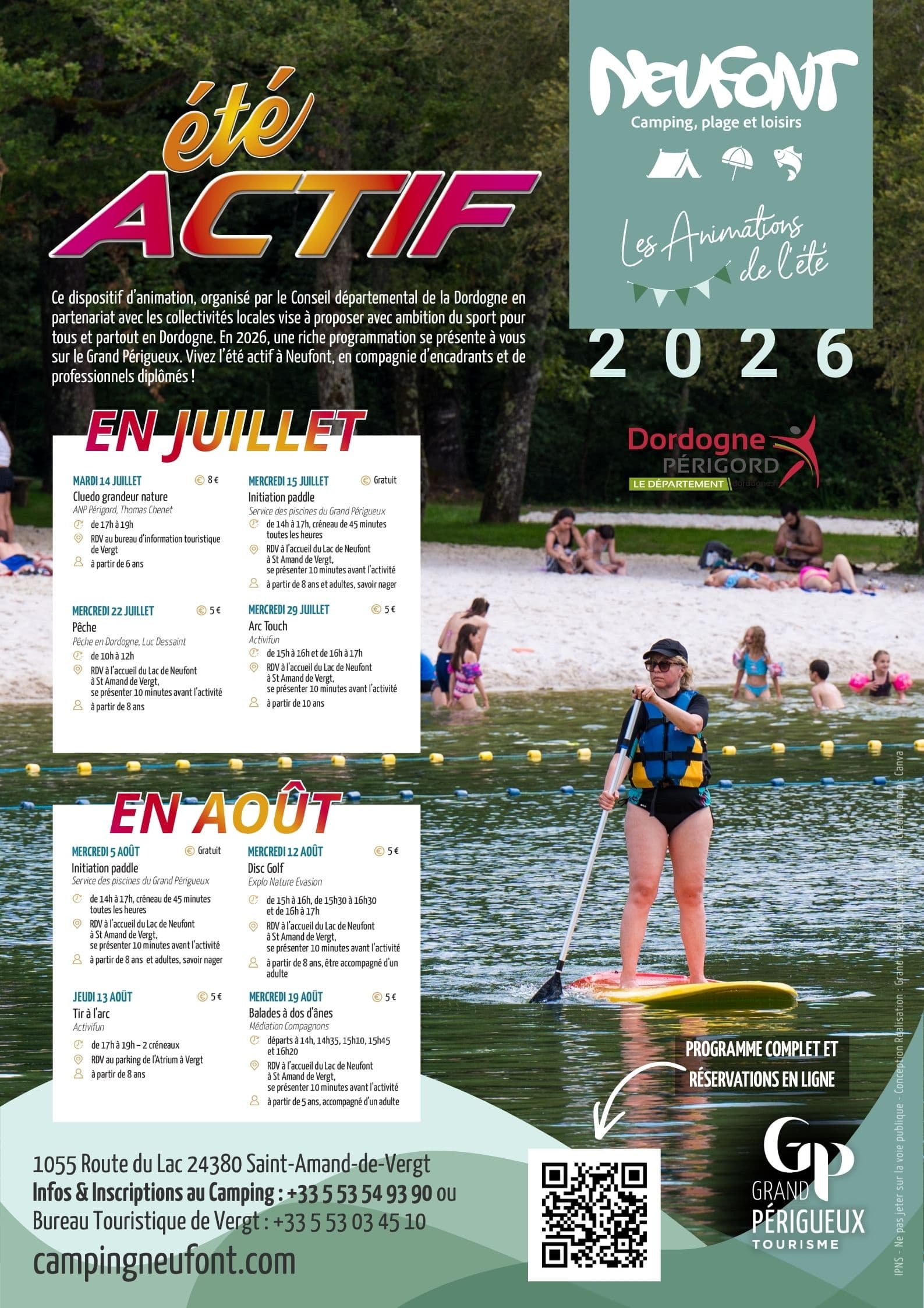 Affiche - Eté actif - Neufont