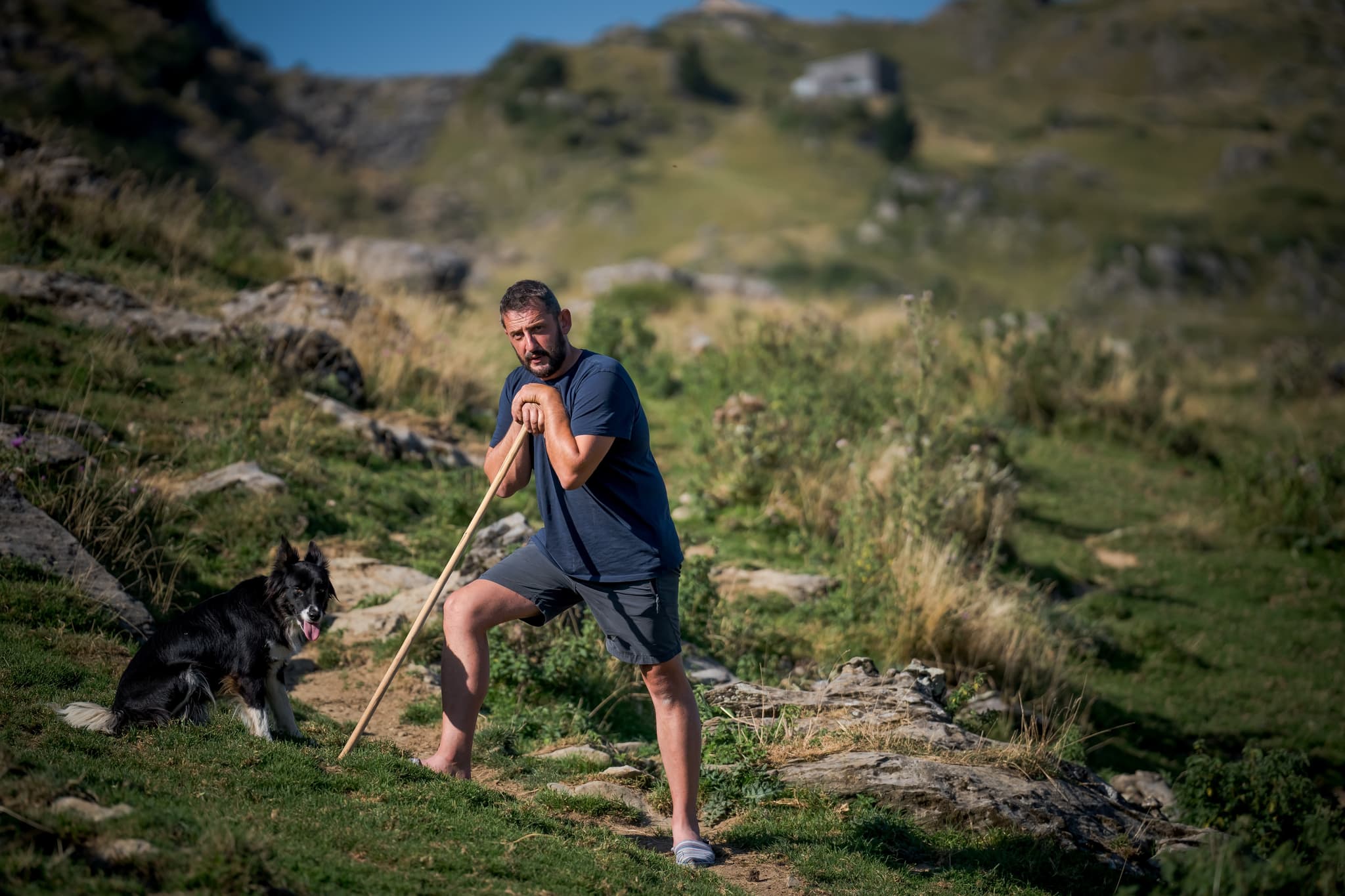 Cédric Pucheu, berger de juin à septembre à La Pierre Saint-Martin