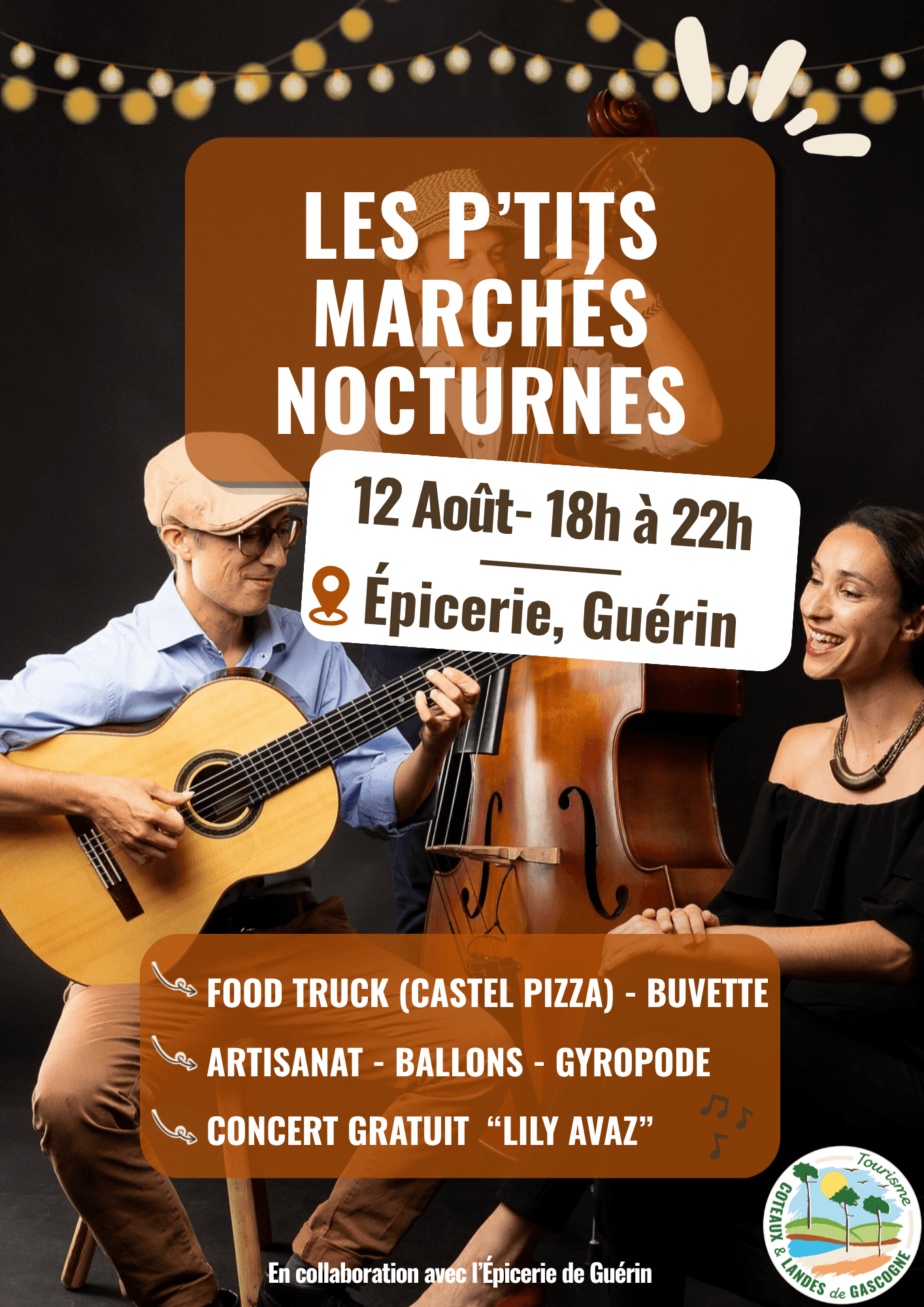 P'tit marché nocturne Guérin