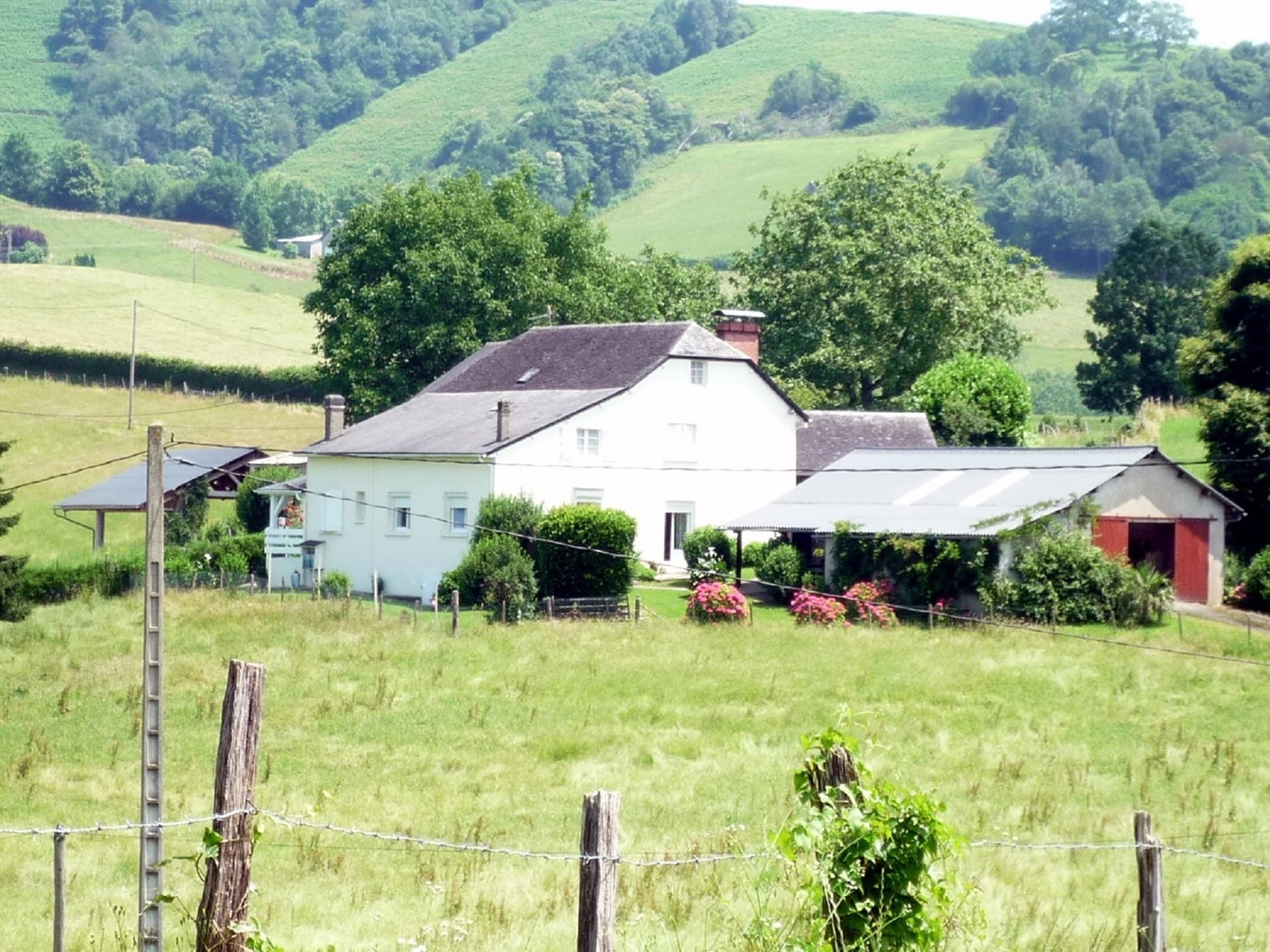 Vue générale de la ferme.