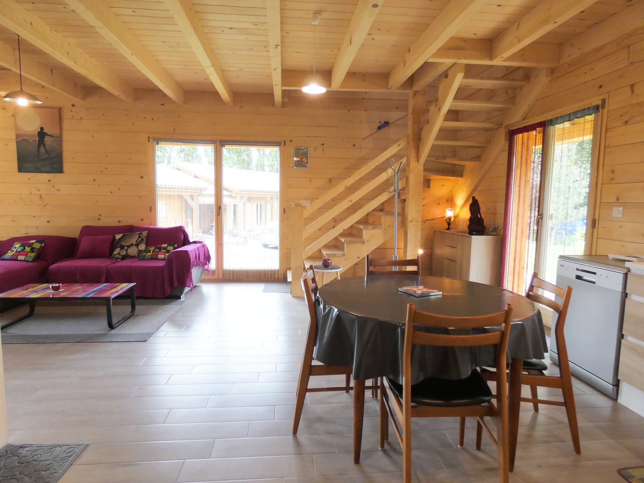 Autre vue séjour La clé des champs à Dax Gites de France Landes