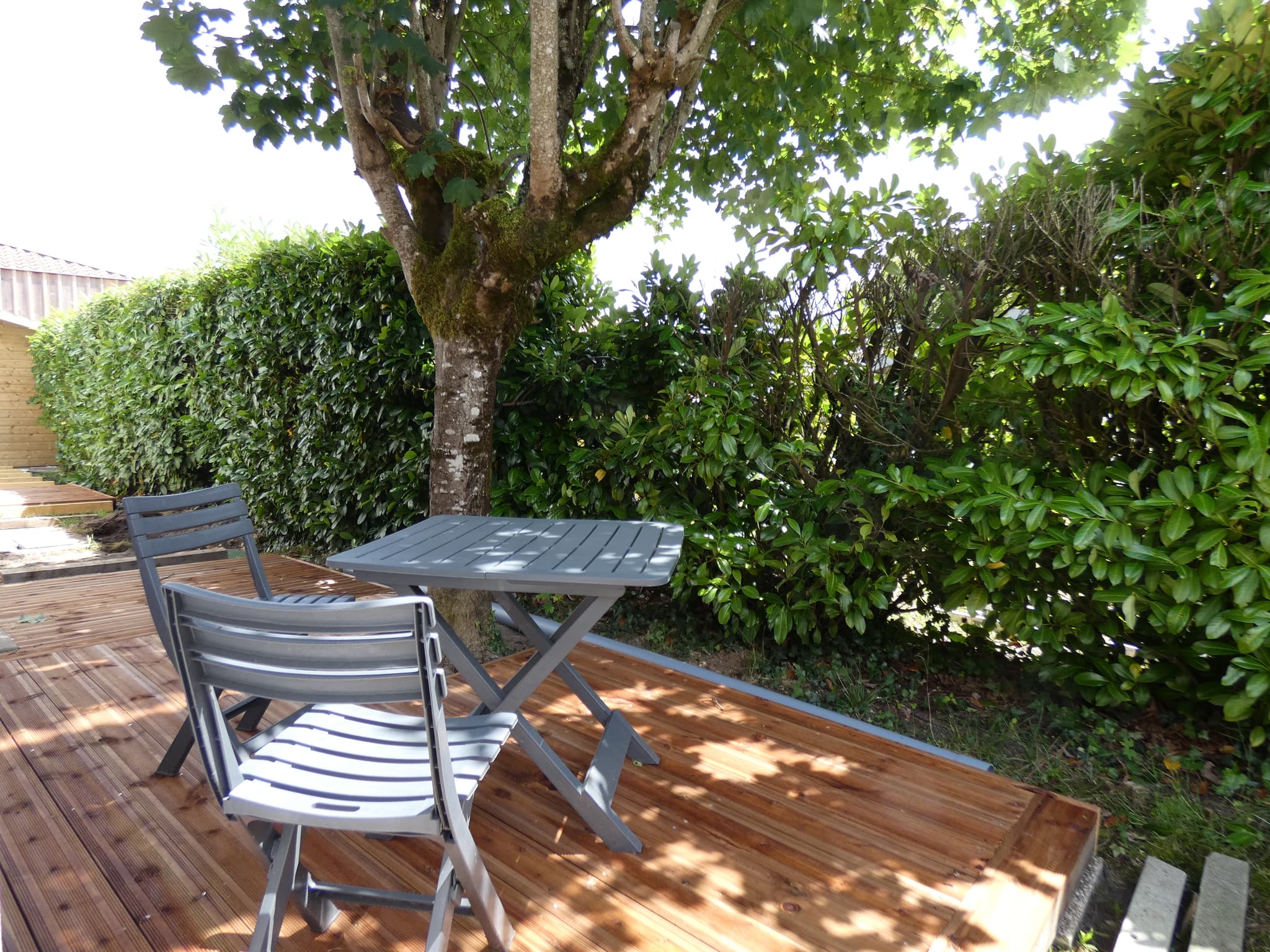 Terrasse Le gîte des Souchets à Rion des Landes Gites de France Landes