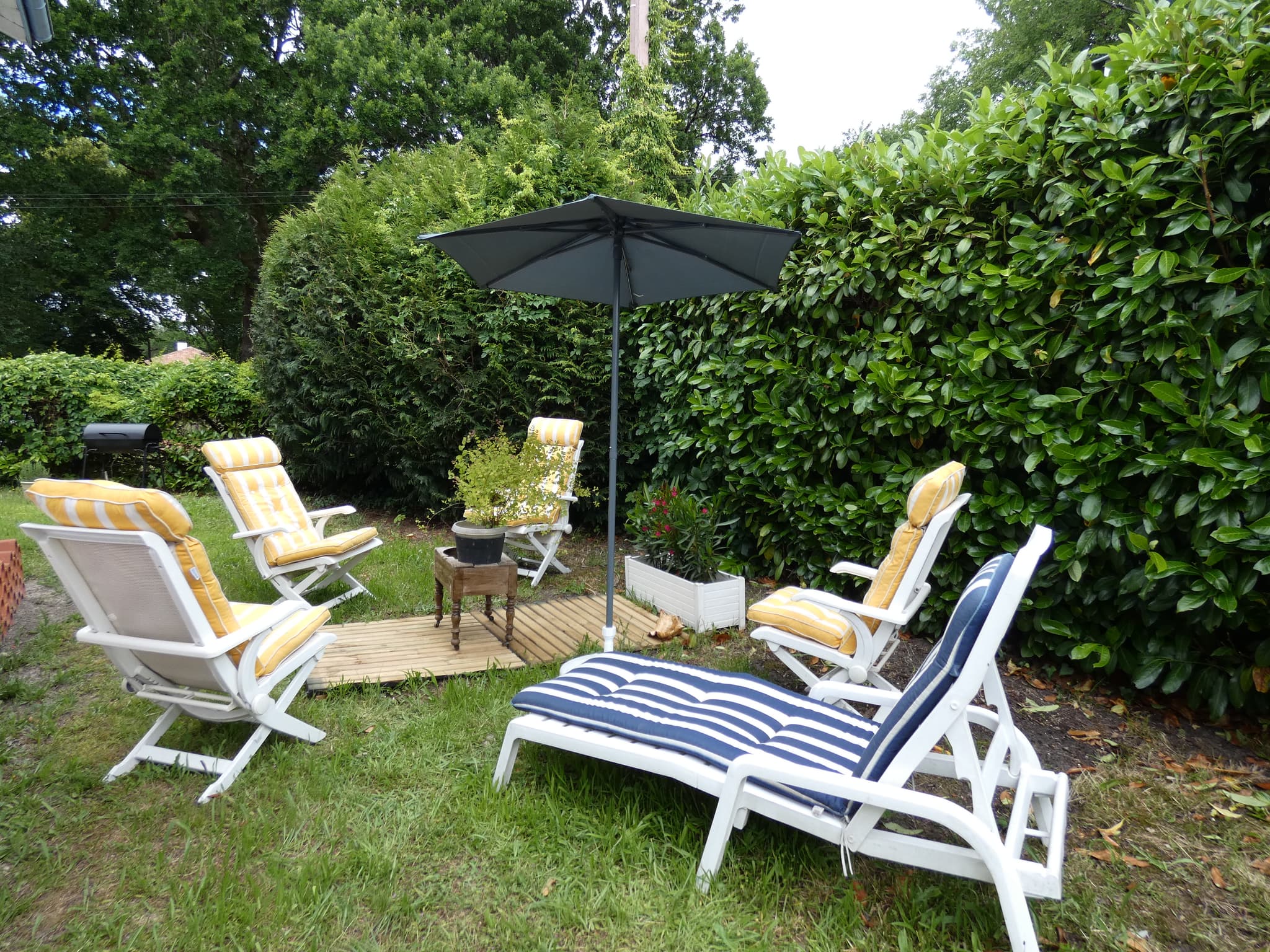 Jardin Le gîte des Souchets à Rion des Landes Gites de France Landes
