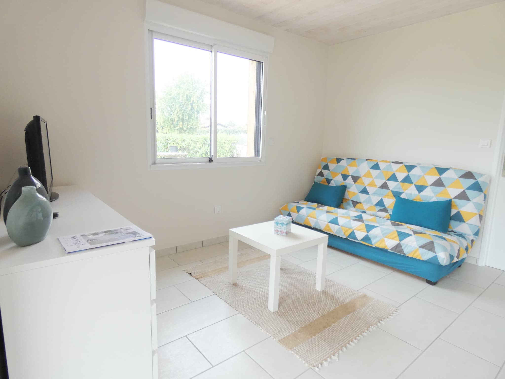Salon du Chambre du Gîte en bois de Bénesse avec Gîtes de France Landes