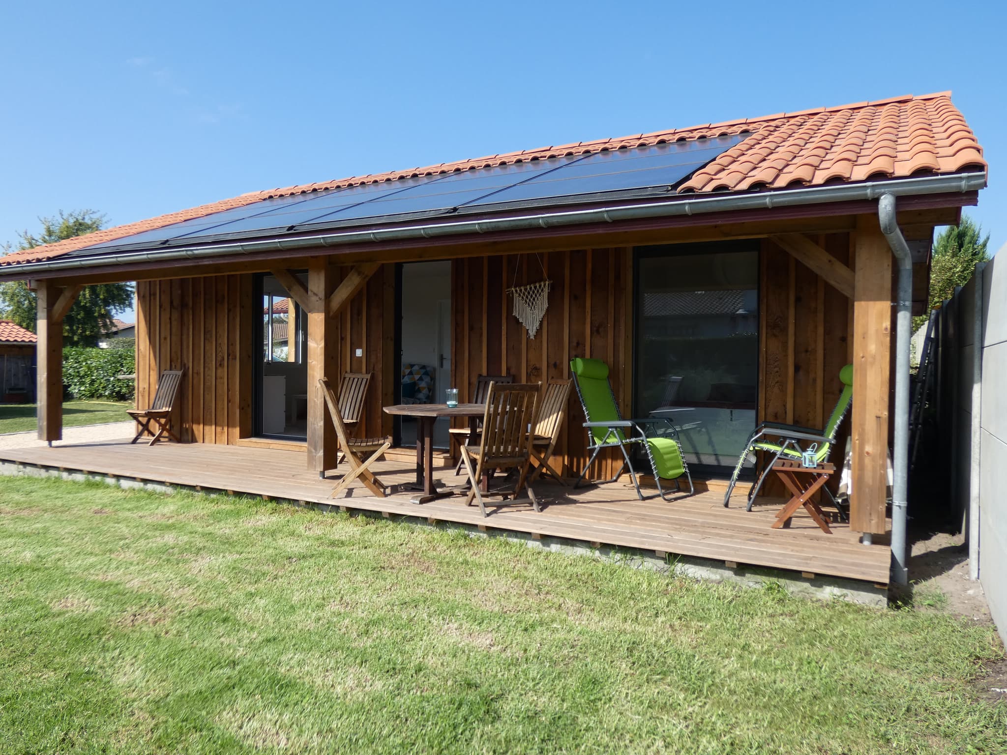 Chambre du Gîte en bois de Bénesse avec Gîtes de France Landes