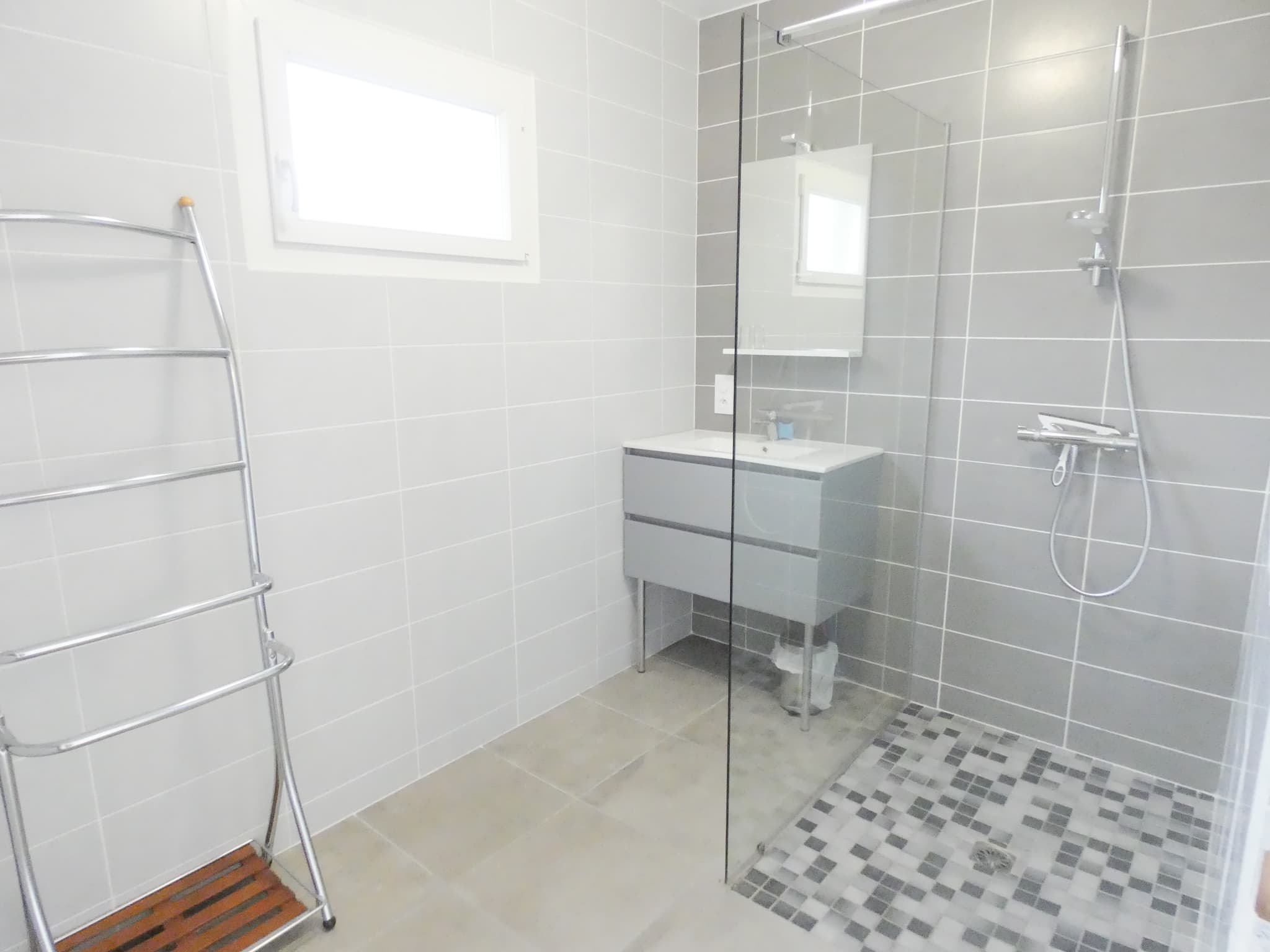 Salle d'eau de Pierron à Linxe Gîtes de France Landes