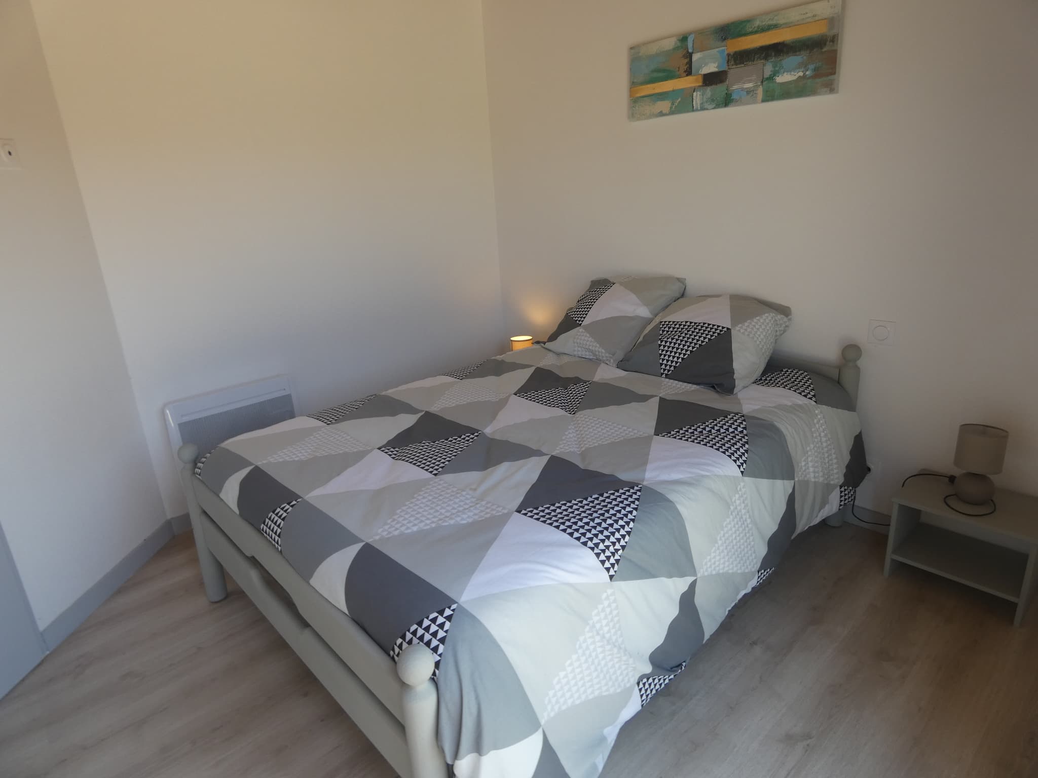Chambre du Gîte de Juine à Fargues avec Gîtes de France Landes