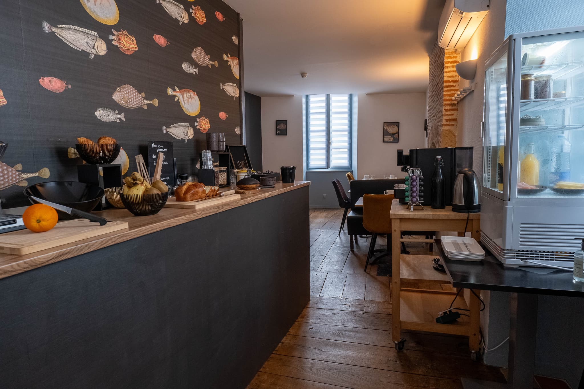 La Chatellenie, salle petit déjeuner
