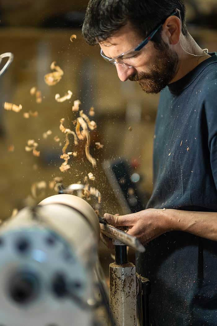Thibaut Blanc - Tournage et sculpture sur bois