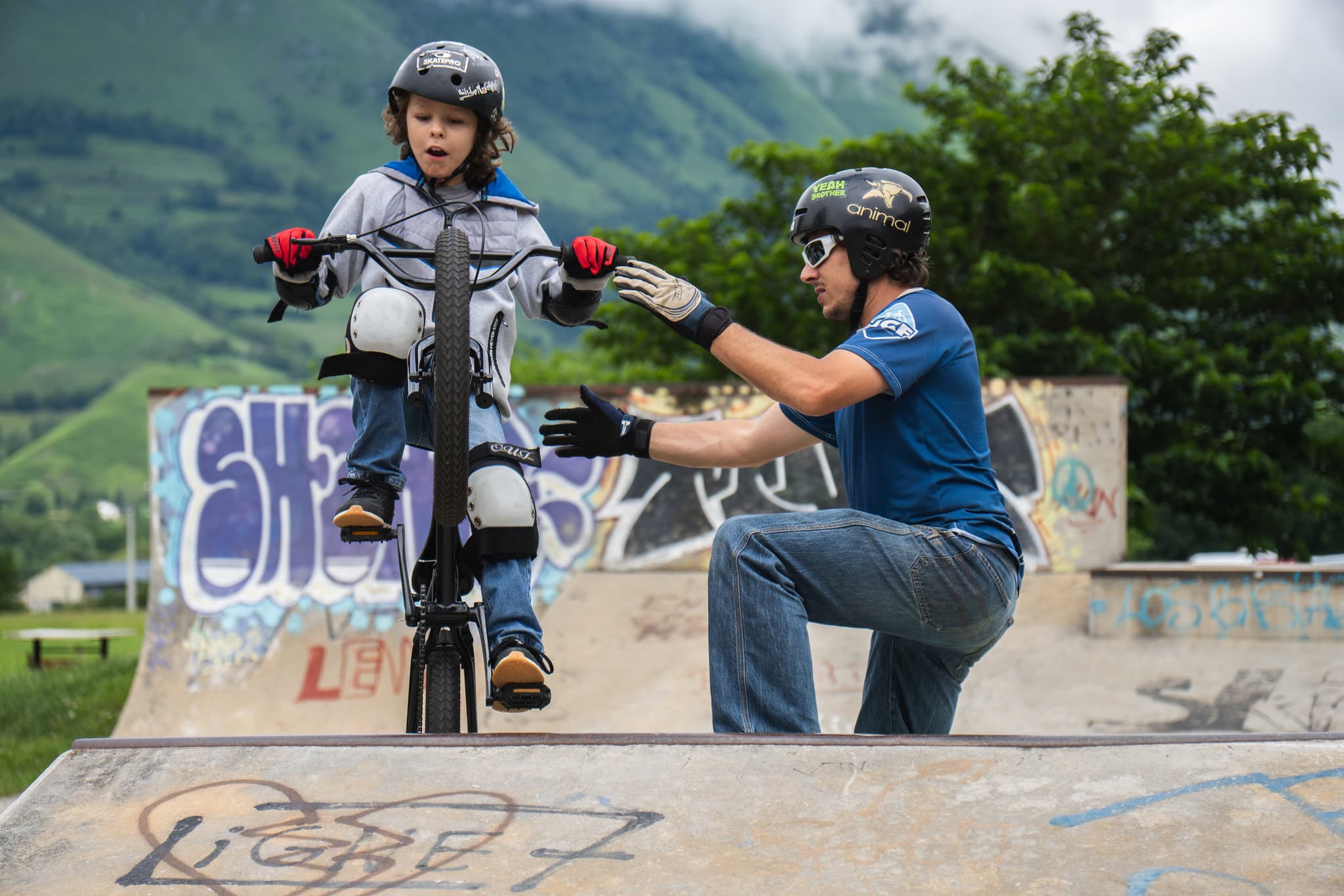 Animation BMX Freestyle au Skatepark d'Accous