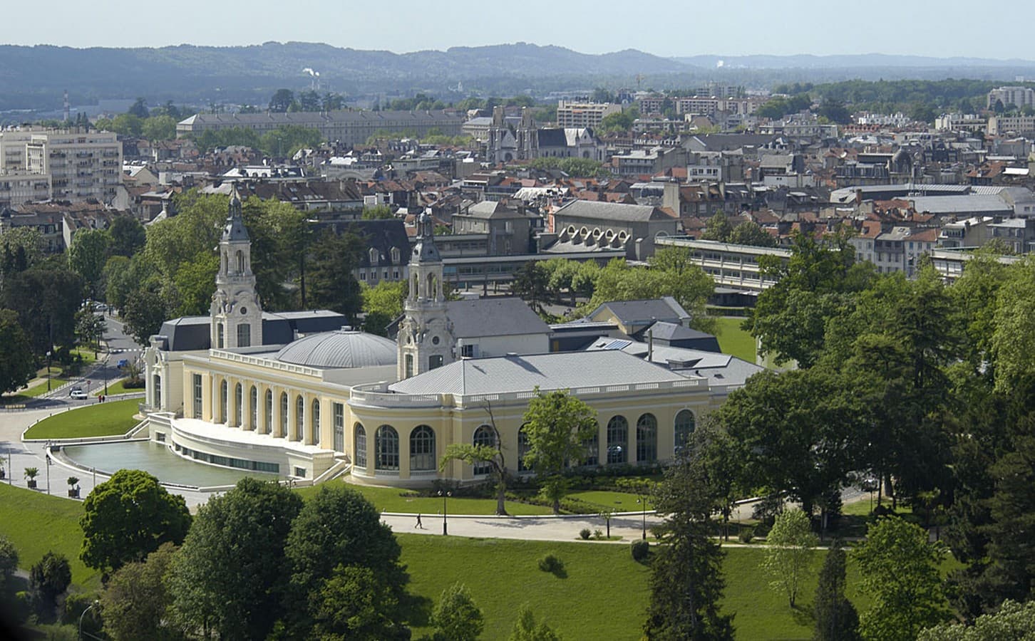 Palais Beaumont - Pau - Vue aérienne