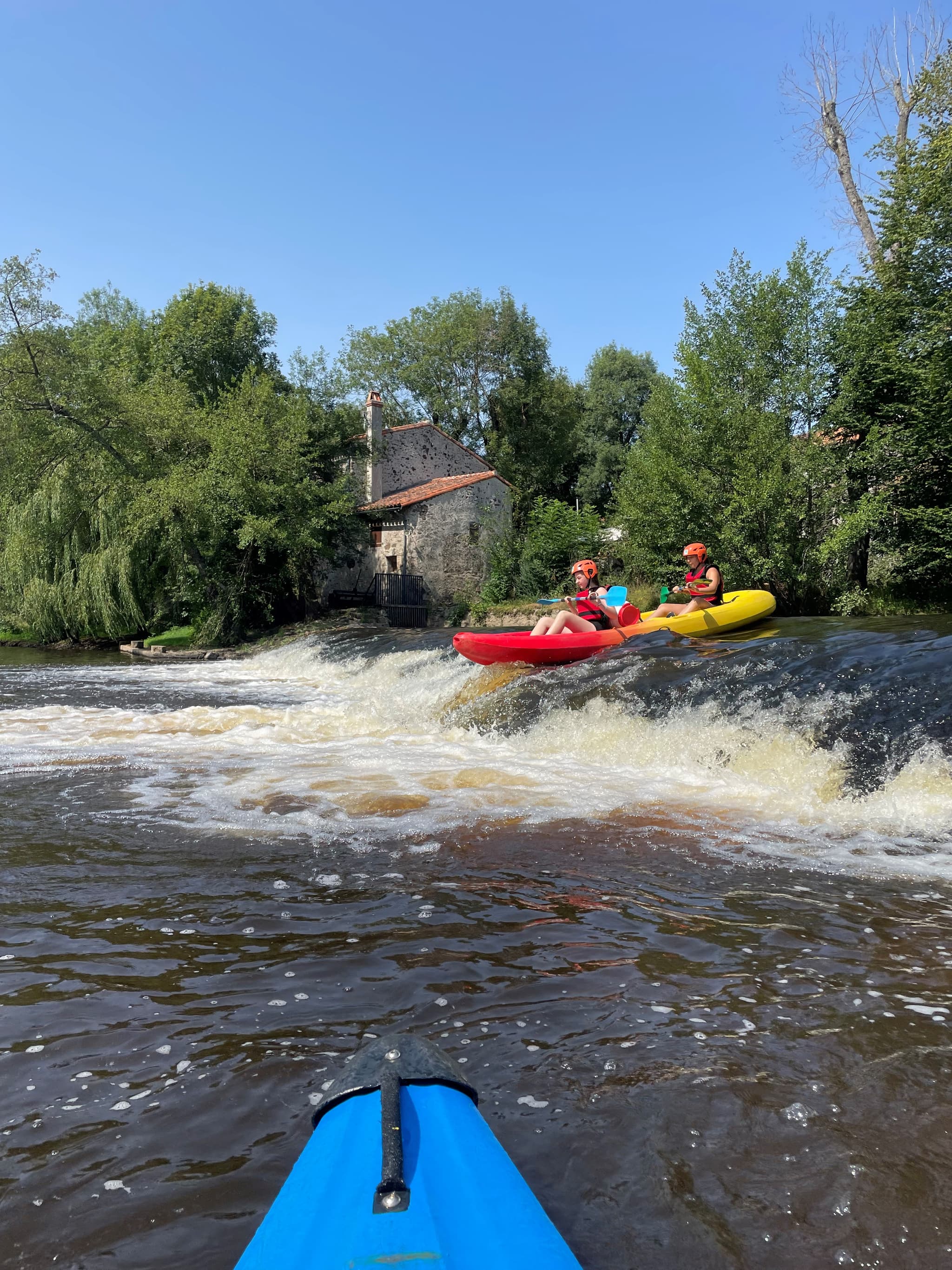 Kayak sur la Gartempe