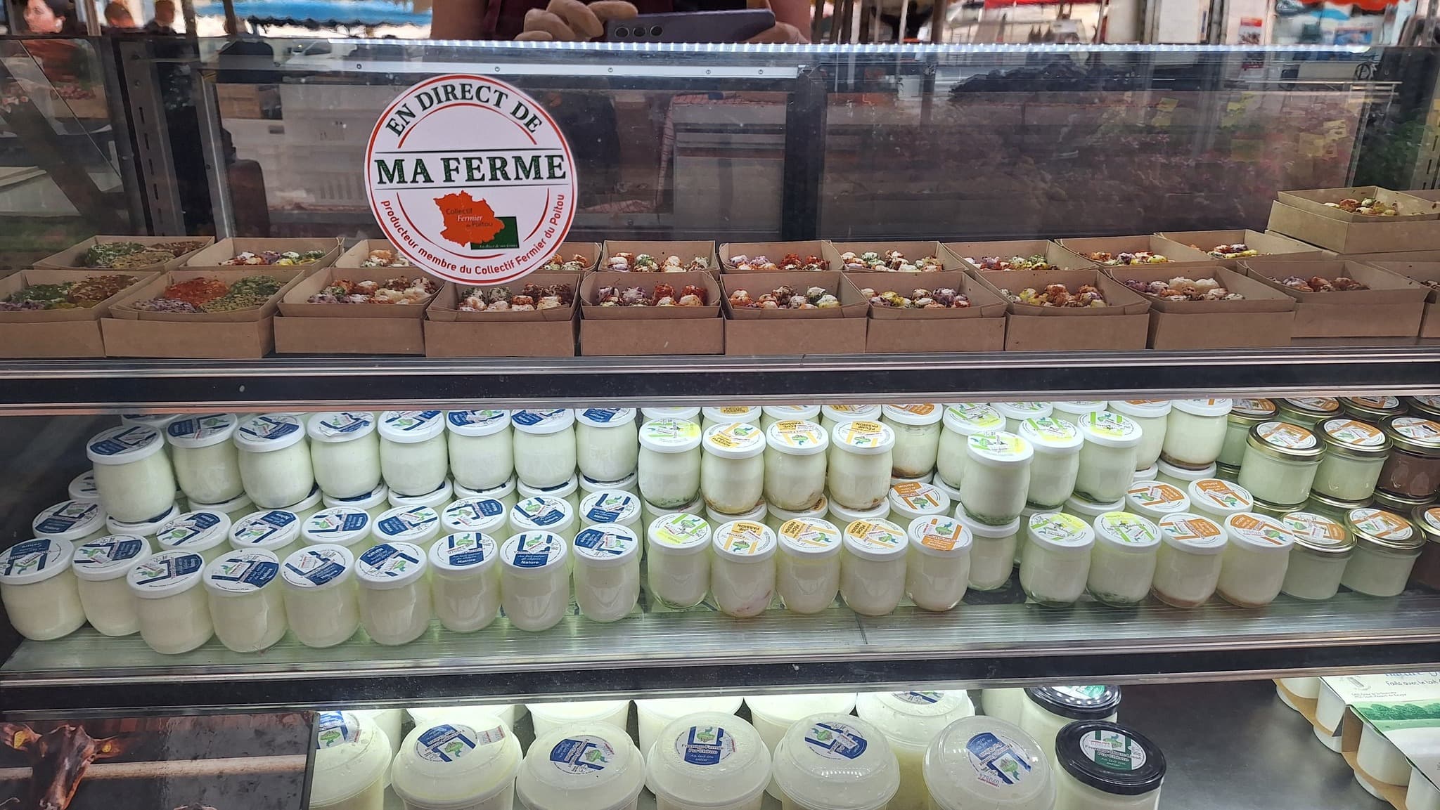 Photo marché cremerie