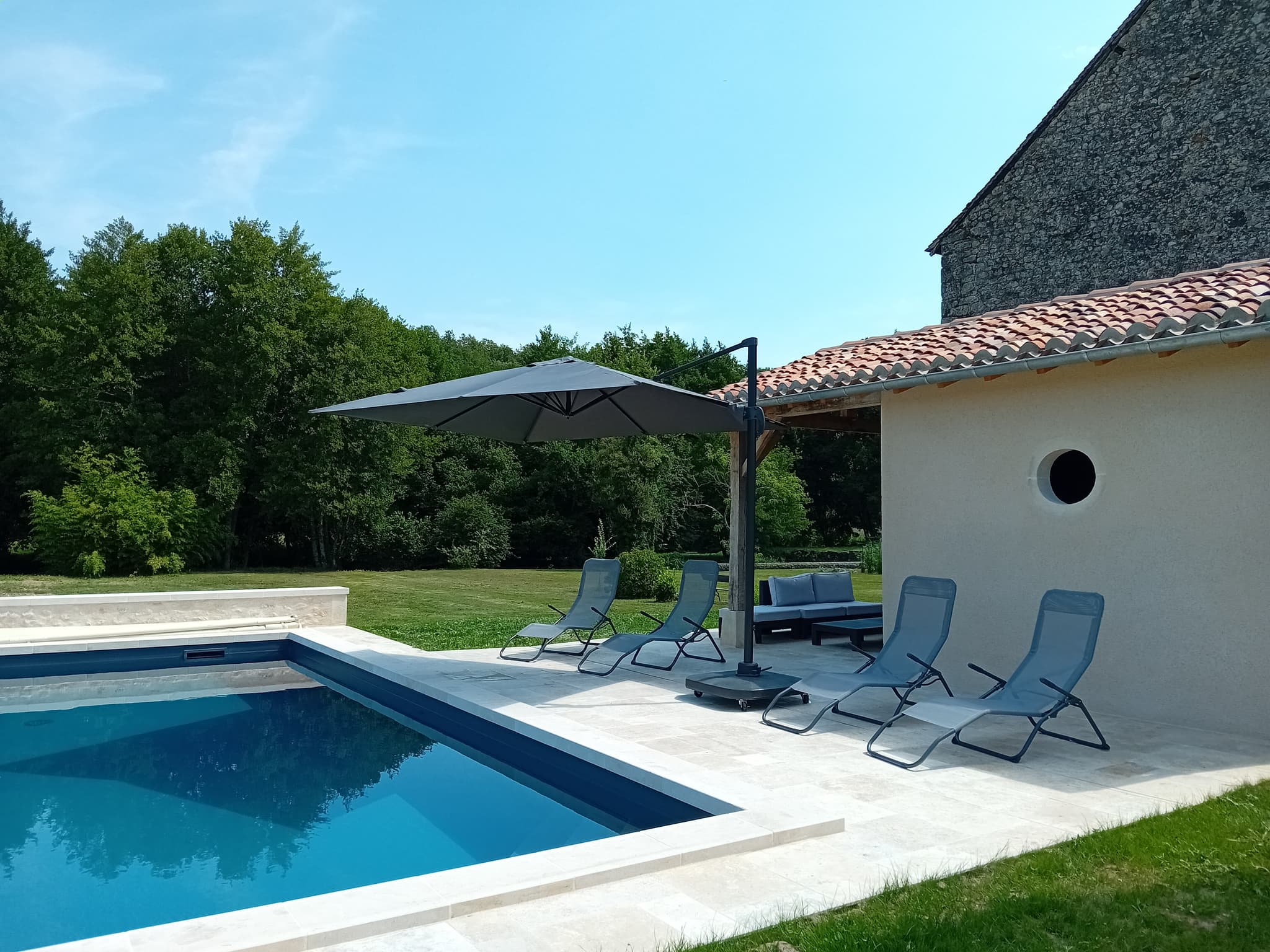 Piscine transats