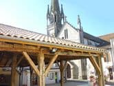 La halle et l'église