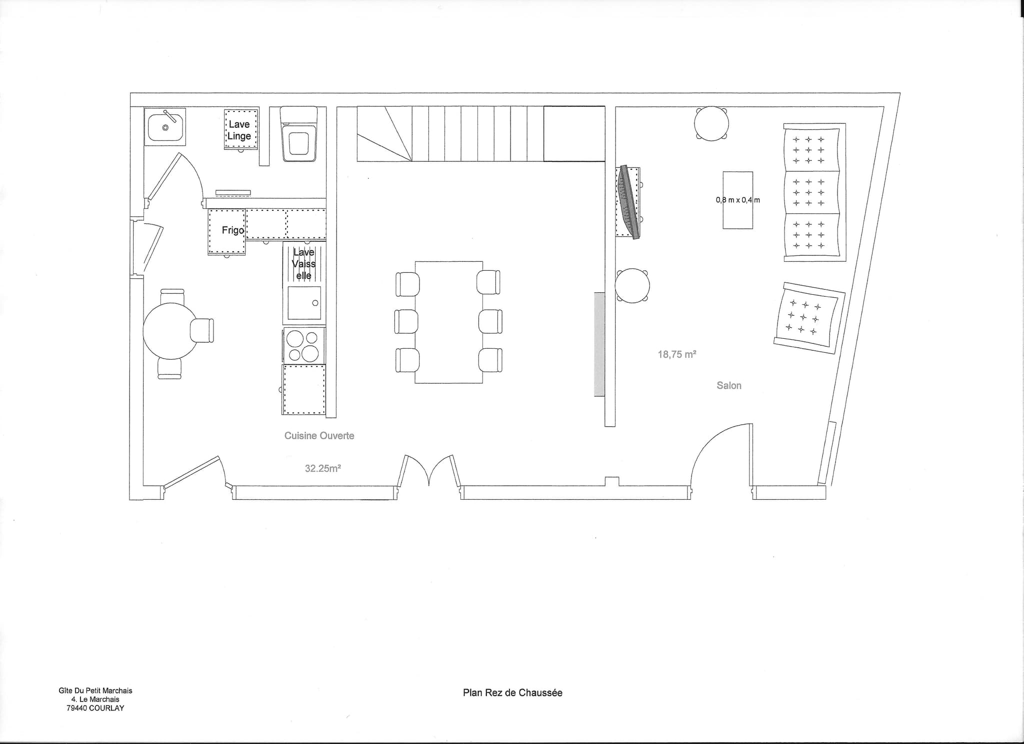 Plan Rez de Chaussée