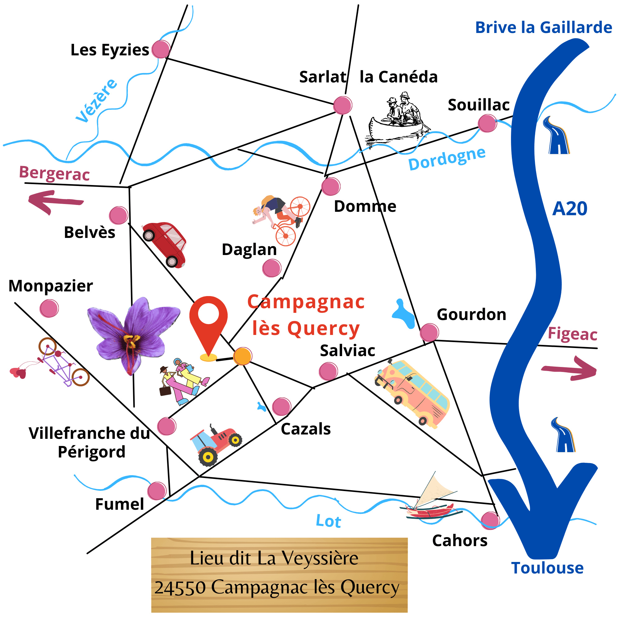 Plans Acces Safranière