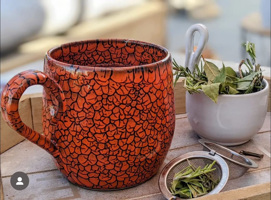 Poterie Doublet tasse rouge